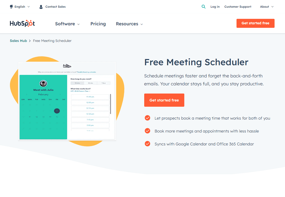 hubspot booking calendar